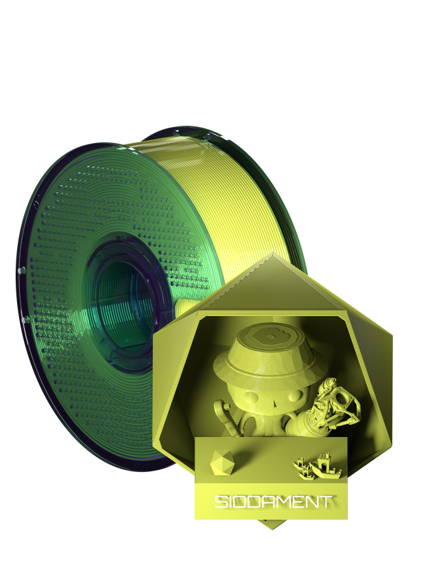 Tool Green PETG 1.75mm 1kg 3D printer filament spool from Siddament