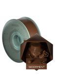Brown PLA+ 1.75mm 1kg 3D printer filament spool from Siddament