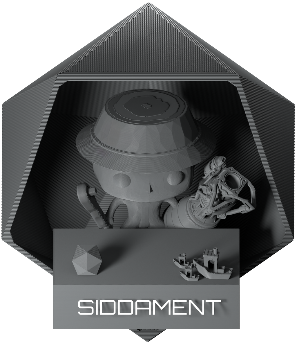 Siddament Matte Burnt Grey PLA V2