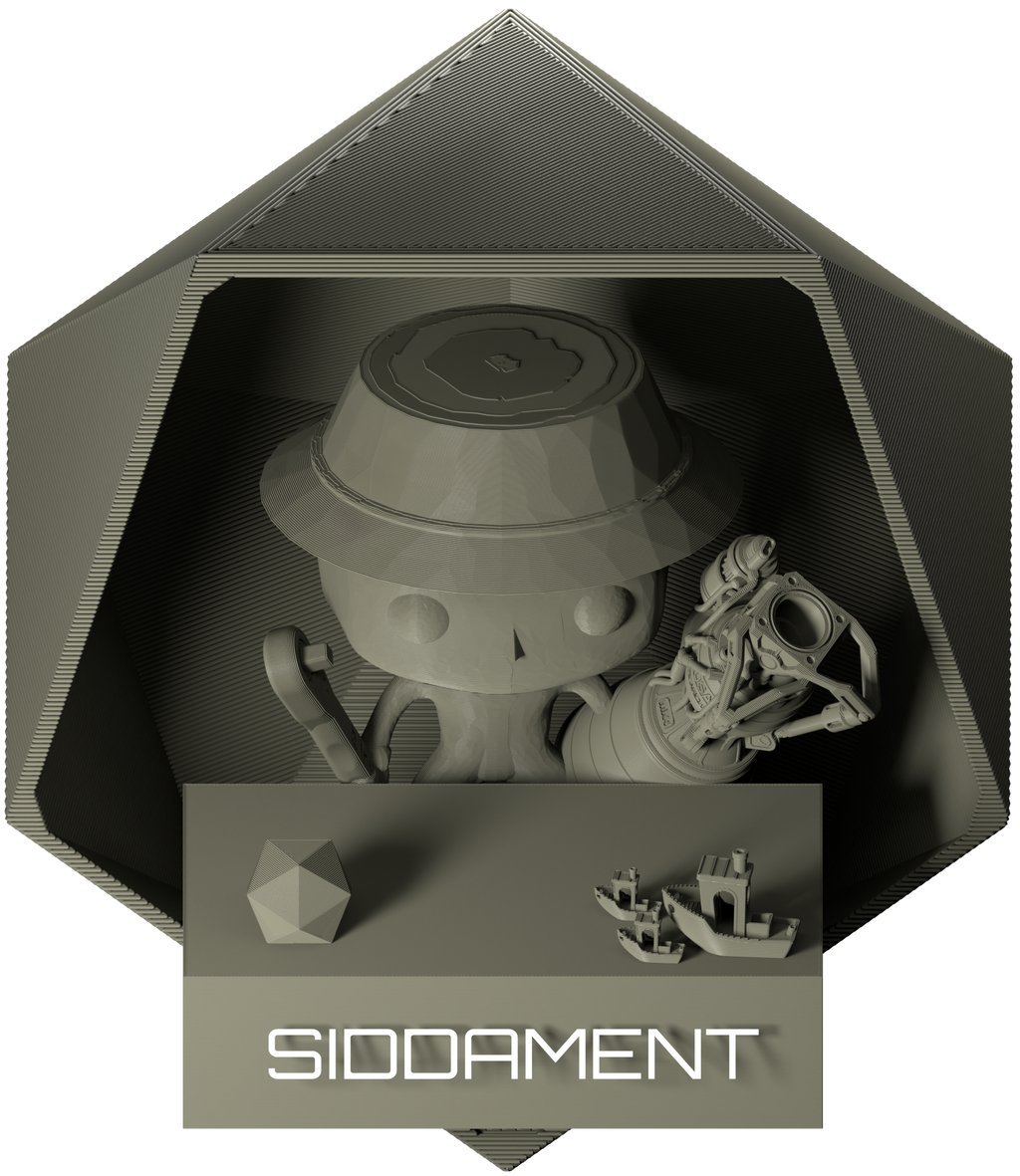 Siddament Matte Dark Grey PLA V2