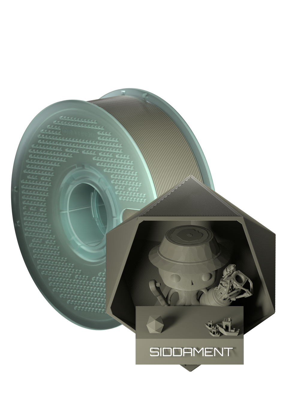 Siddament Matte Dark Grey PLA V2