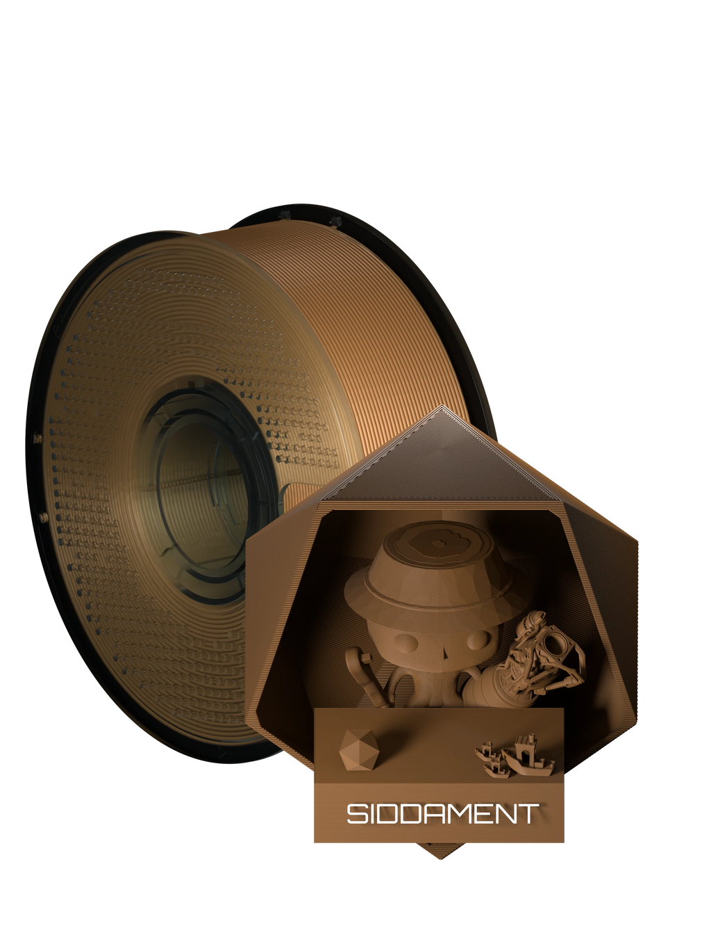 Siddament Matte Brown PLA V2