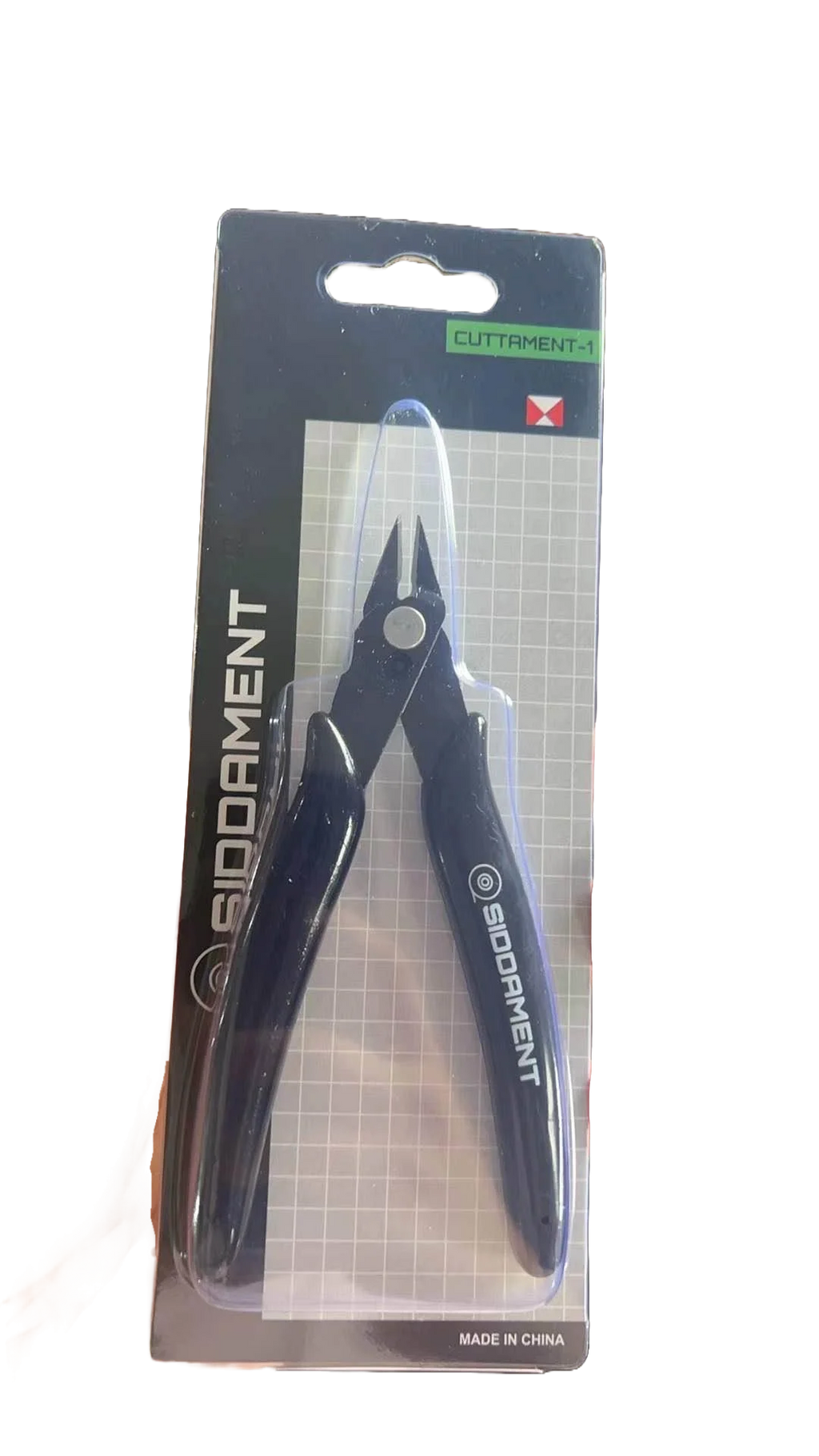 Siddament Cuttament-1 flush cutters, blade close-up